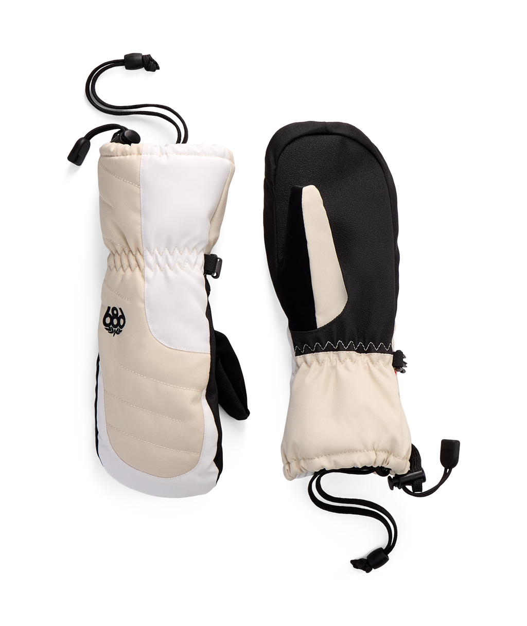 Youth Unisex Heat Insulated Mitt - WHITE COLORBLOCK