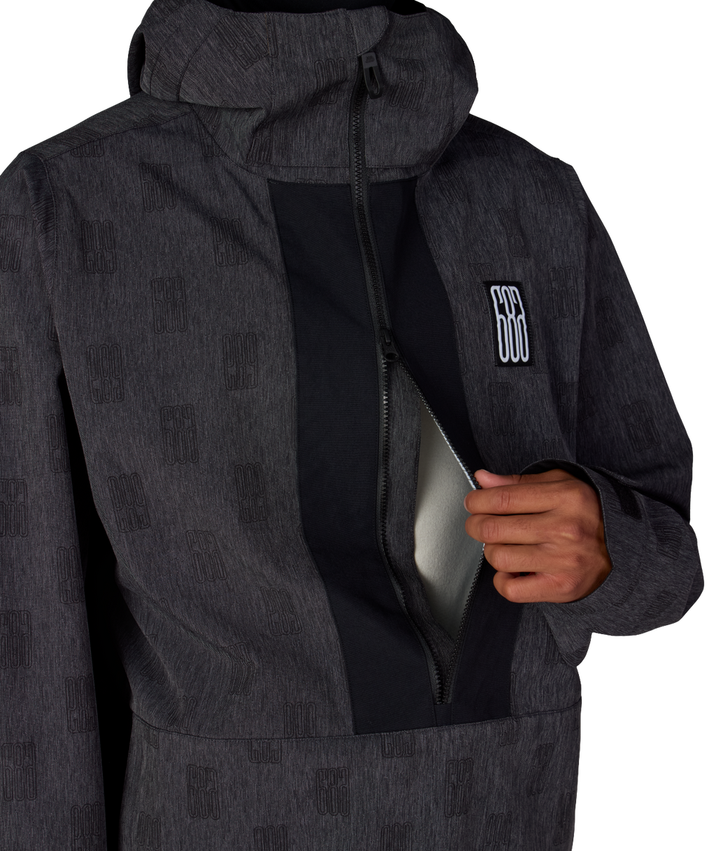 MENS GHOST™ 2.5L ANORAK - BLACK DENIM