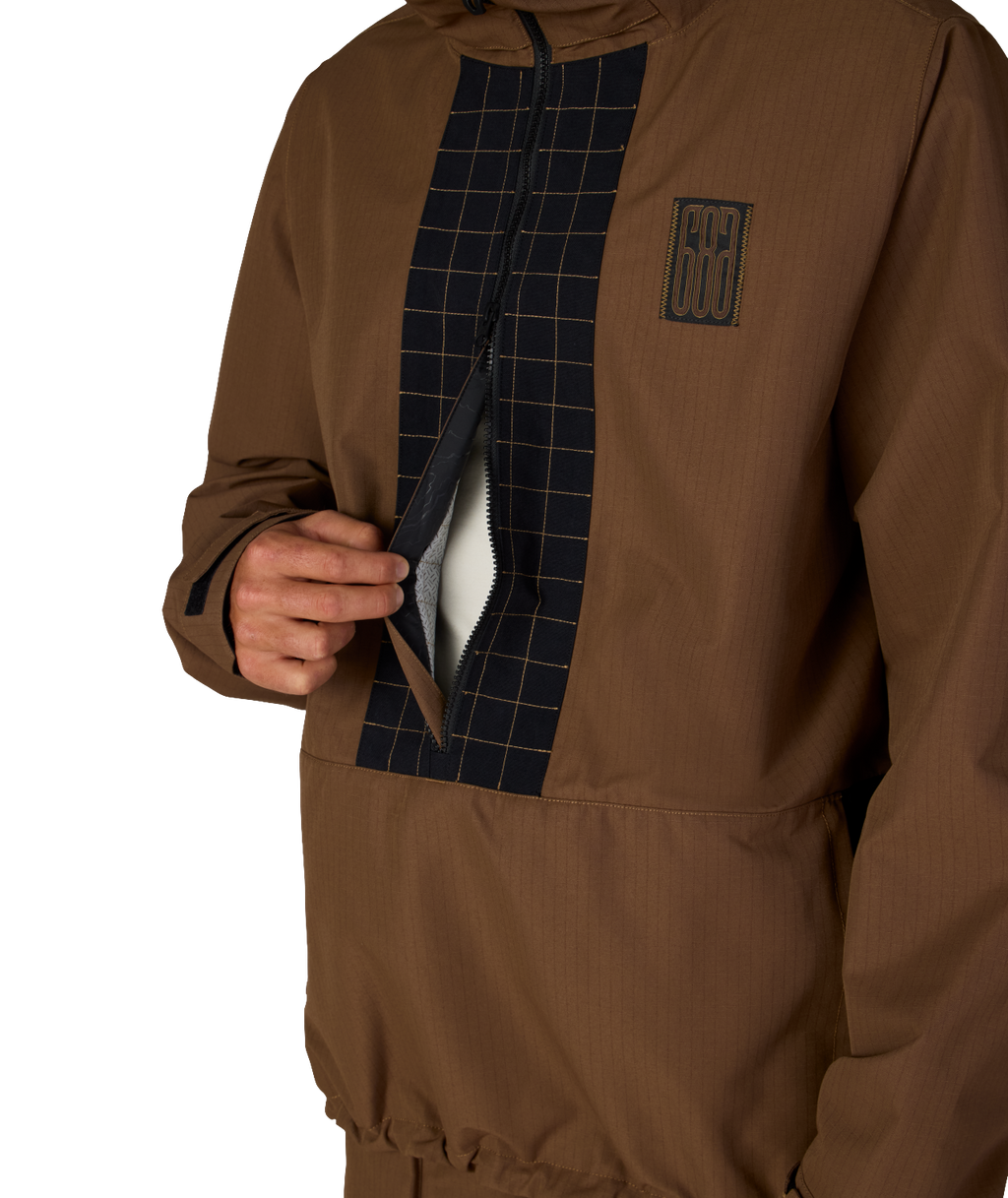 MENS GHOST™ 2.5L ANORAK - DARK EARTH RIPSTOP
