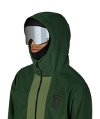 MENS GHOST™ 2.5L ANORAK - MOSS GREEN GRID CORDUROY