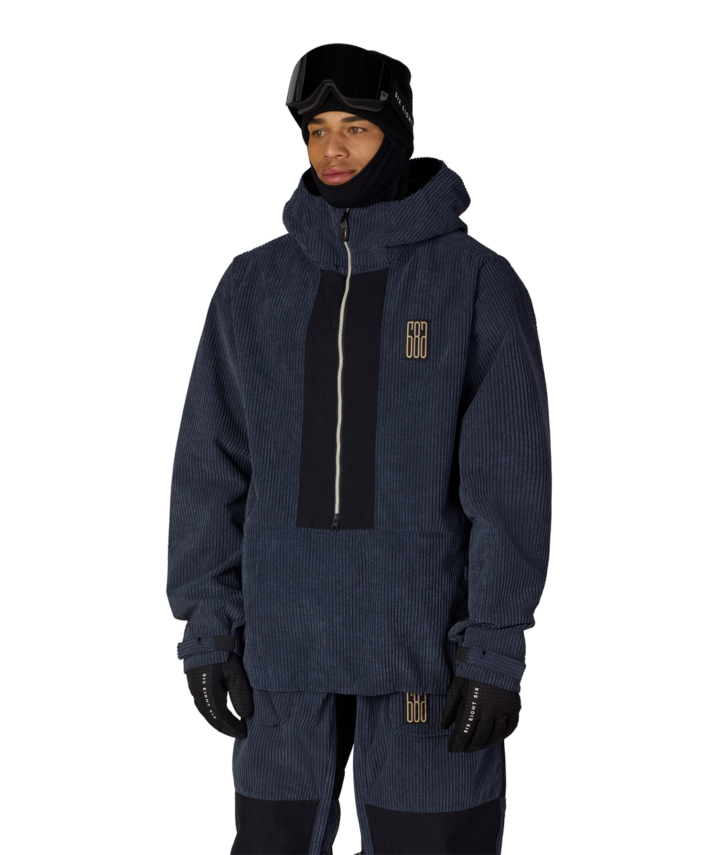 MENS GHOST™ 2.5L ANORAK - NAVY WIDE WALE CORDUROY