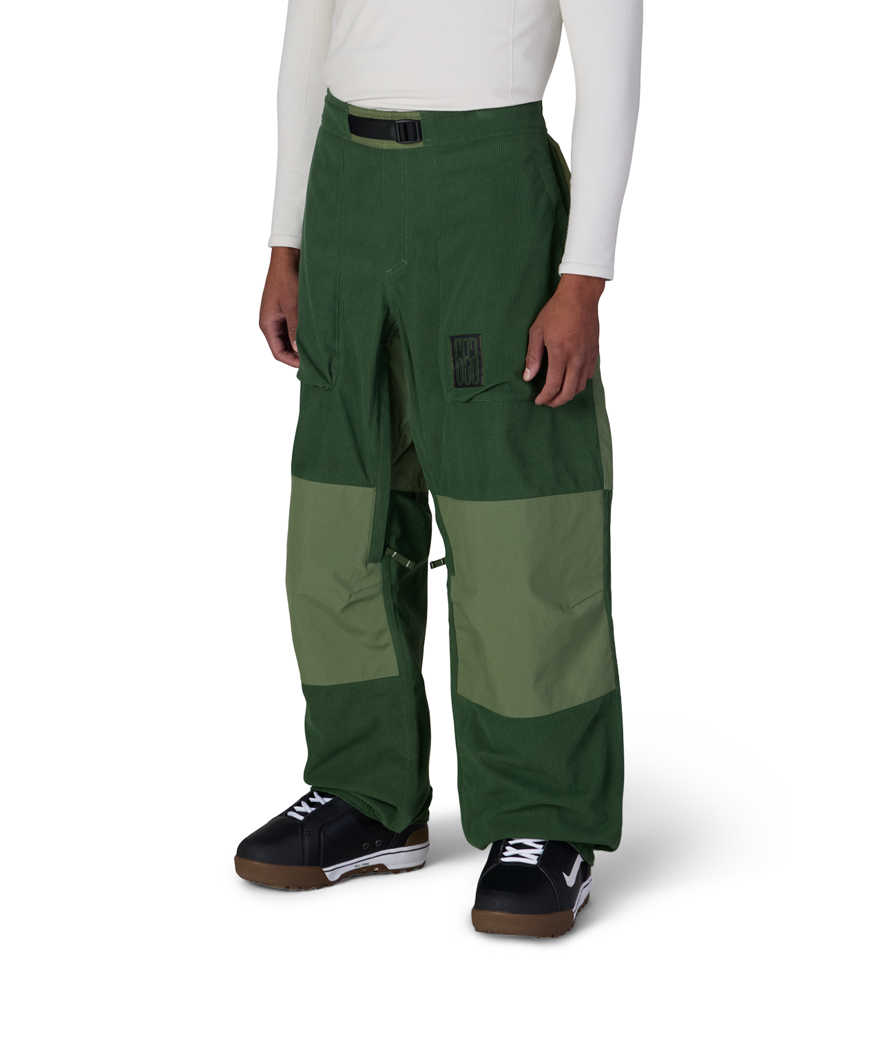 MENS 2.5L GHOST™ PANT - MOSS GREEN GRID CORDUROY