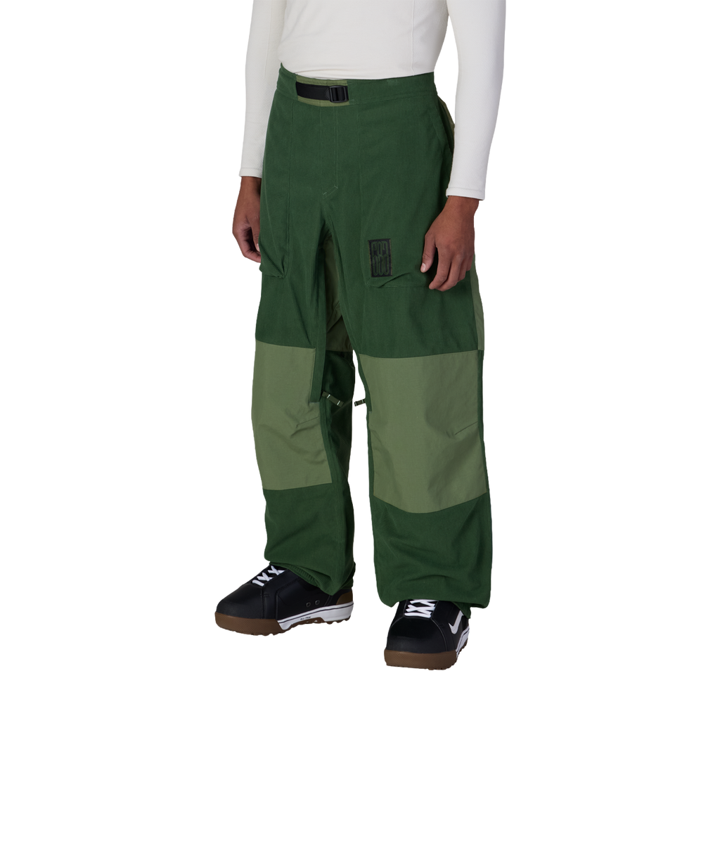 MENS 2.5L GHOST™ PANT - MOSS GREEN GRID CORDUROY