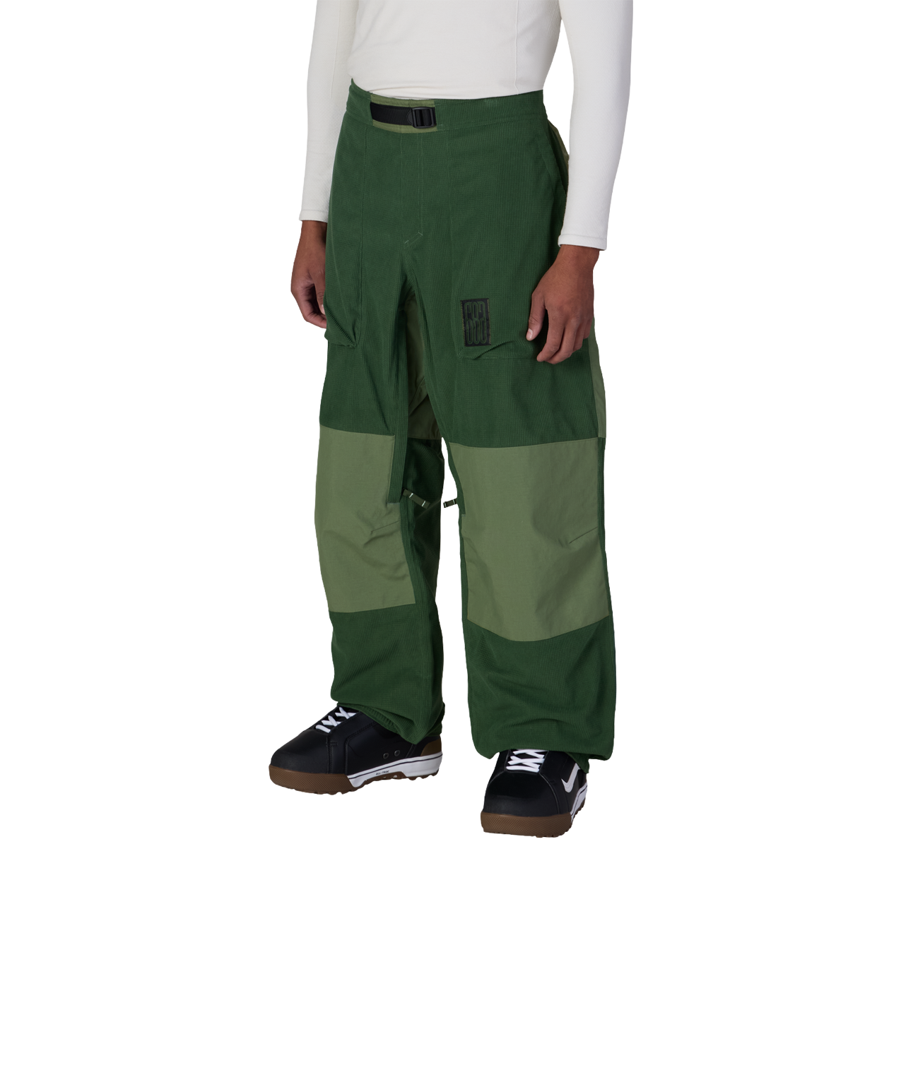 MENS 2.5L GHOST™ PANT - MOSS GREEN GRID CORDUROY
