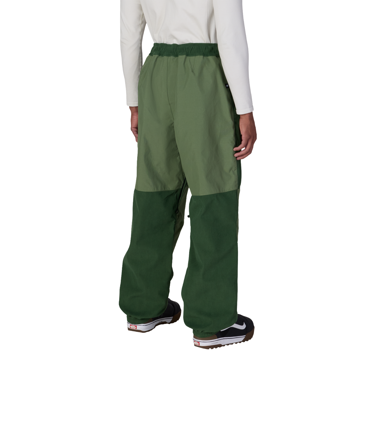 MENS 2.5L GHOST™ PANT - MOSS GREEN GRID CORDUROY