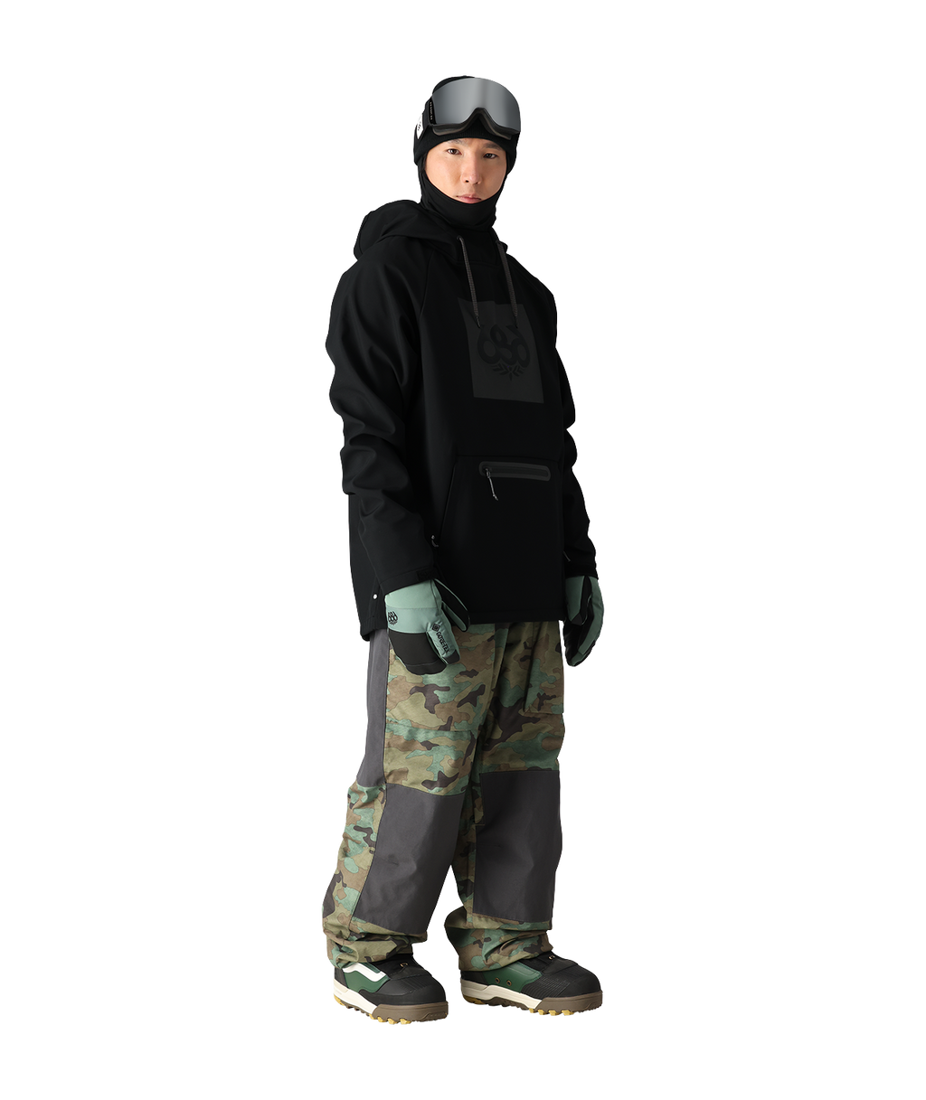 Men's Waterproof Hoody - BLACK