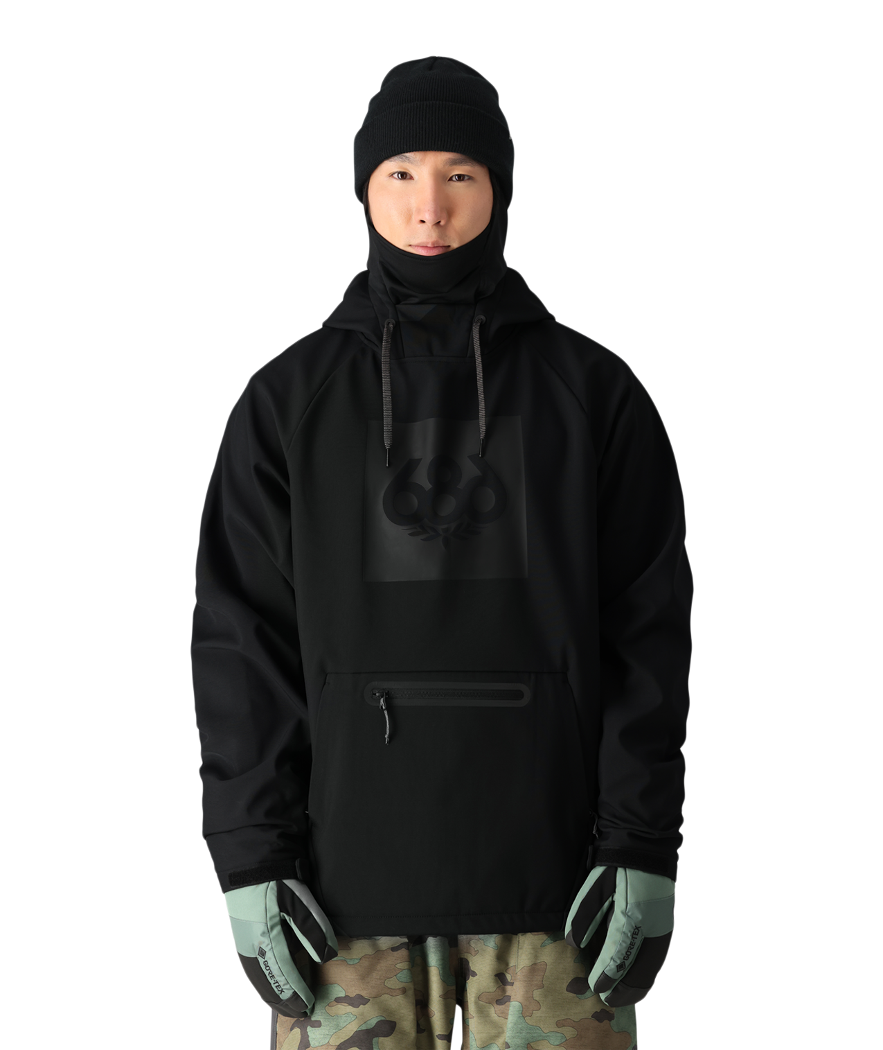 Men's Waterproof Hoody - BLACK