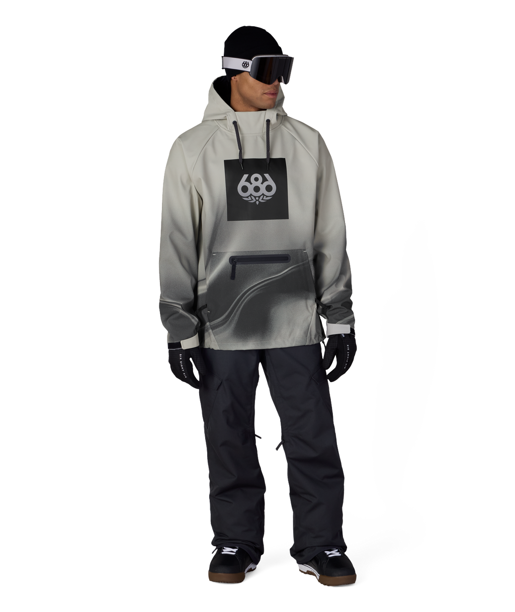 Men's Waterproof Hoody - LIMESTONE BURNT DUNES