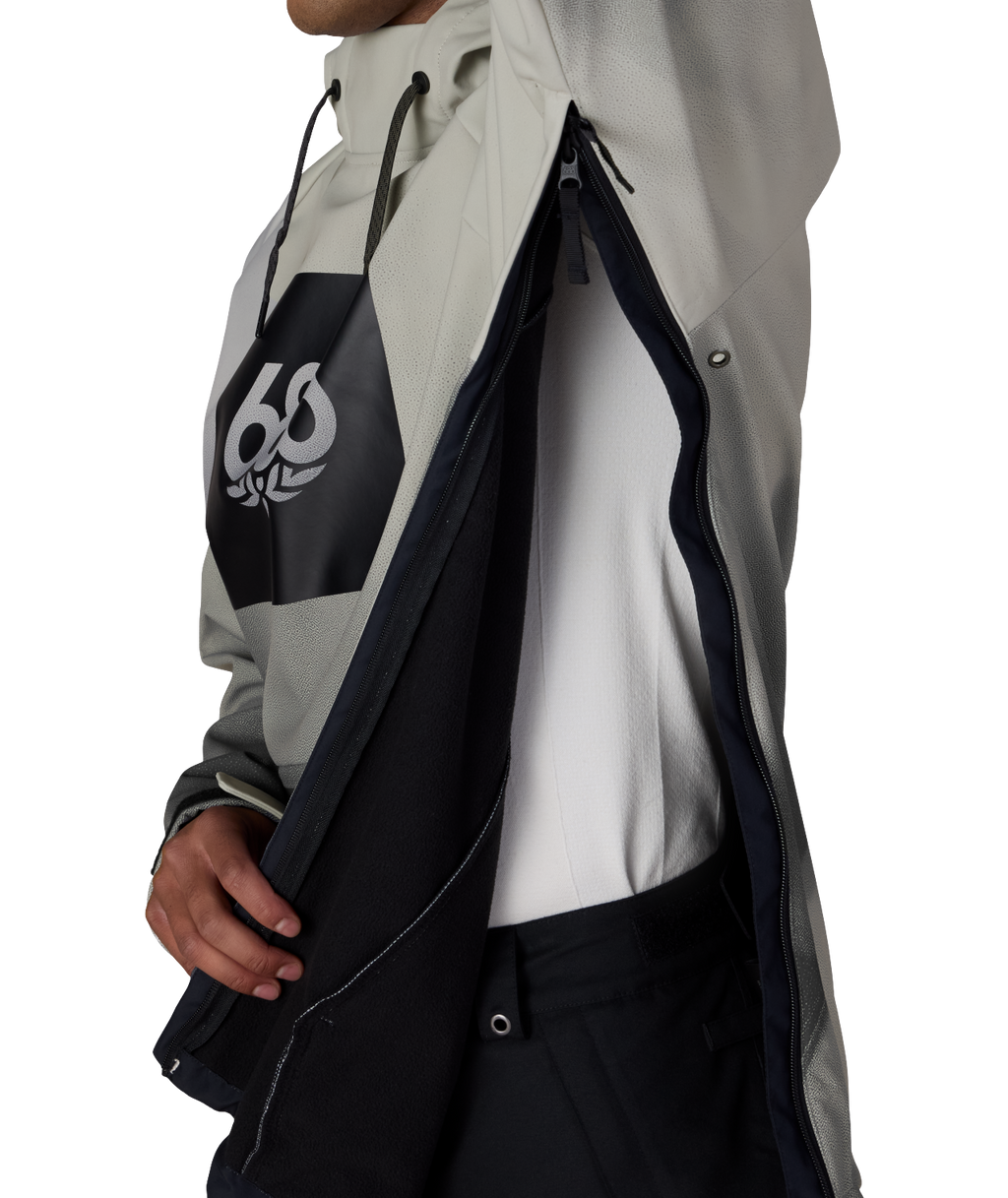 Men's Waterproof Hoody - LIMESTONE BURNT DUNES