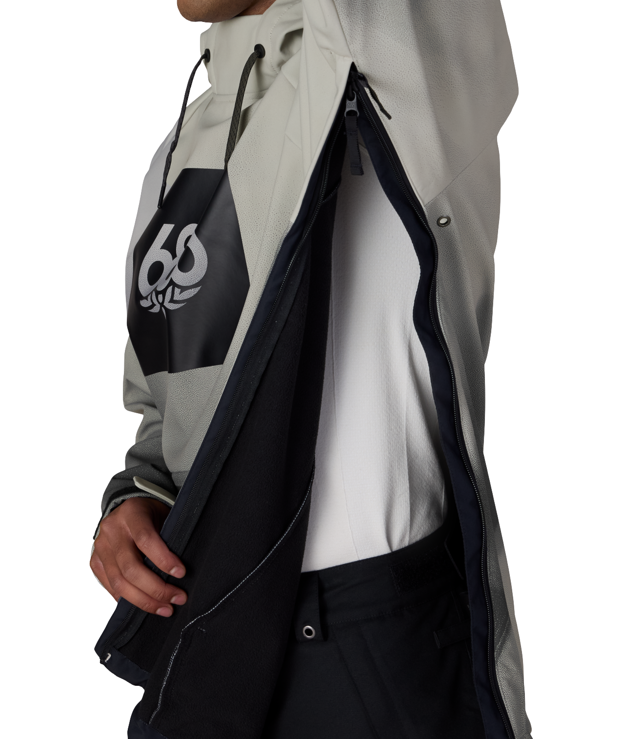 Men's Waterproof Hoody - LIMESTONE BURNT DUNES
