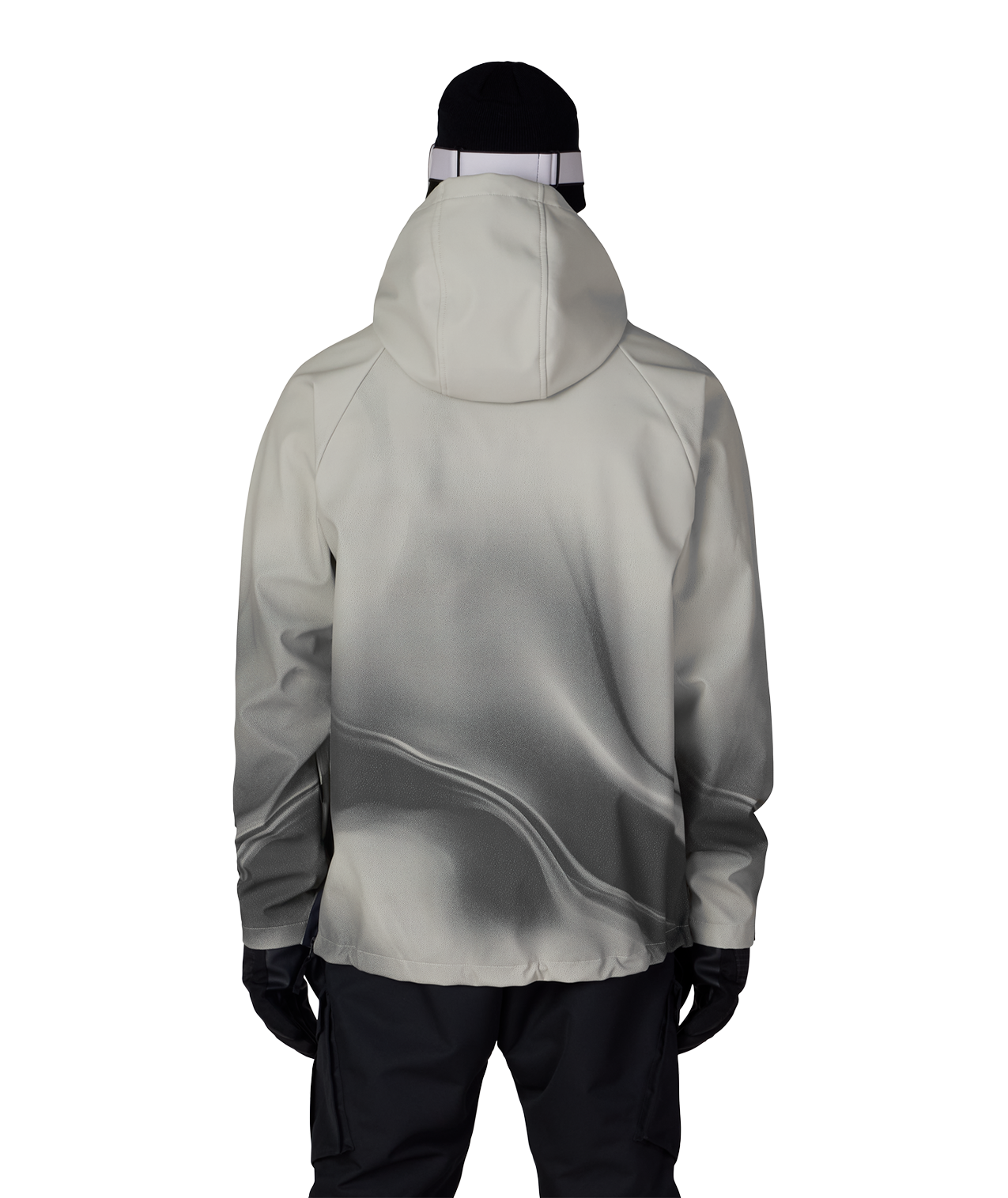 Men's Waterproof Hoody - LIMESTONE BURNT DUNES