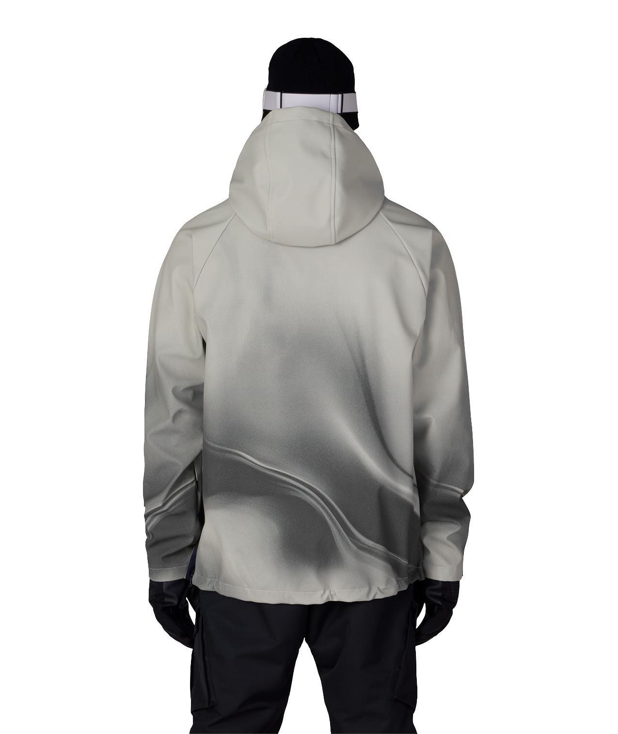 Men's Waterproof Hoody - LIMESTONE BURNT DUNES