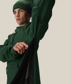 Men's Waterproof Hoody - MOSS GREEN