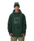 Men's Waterproof Hoody - MOSS GREEN