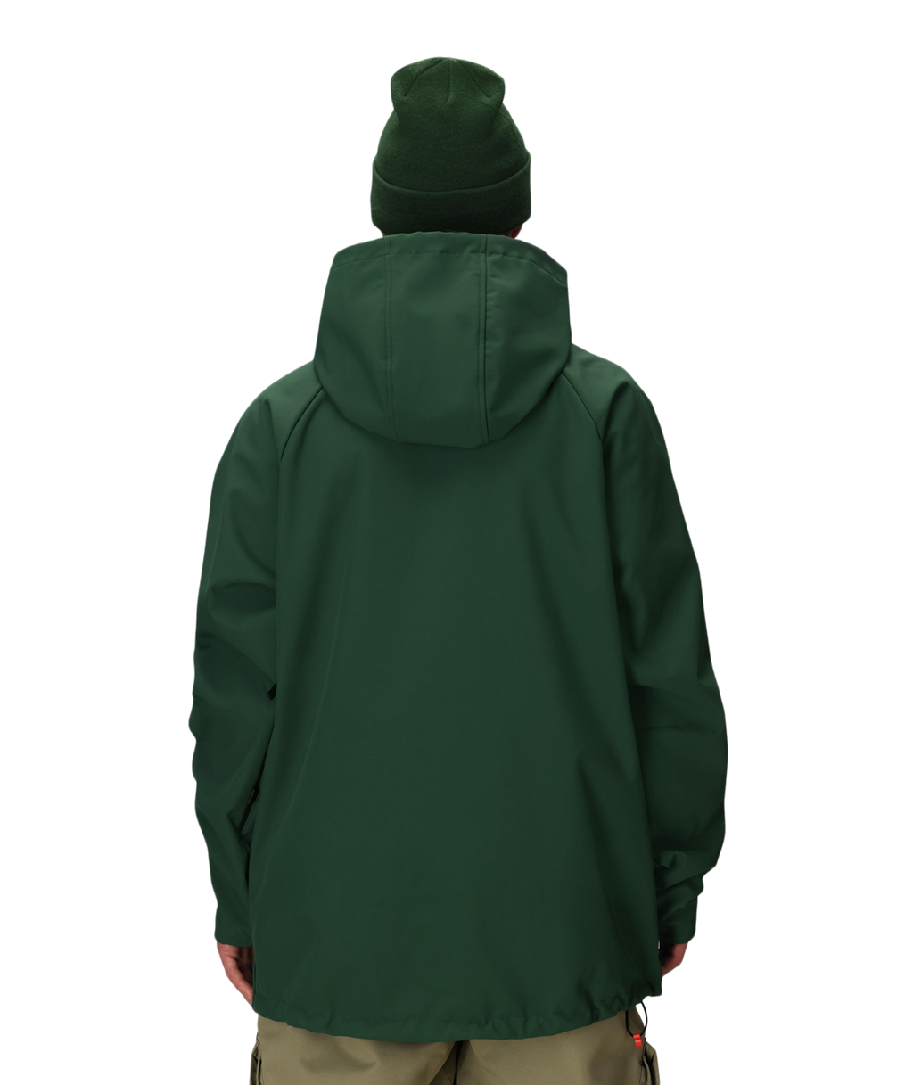 Men's Waterproof Hoody - MOSS GREEN