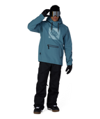 Men's Waterproof Hoody - PALE FIRN
