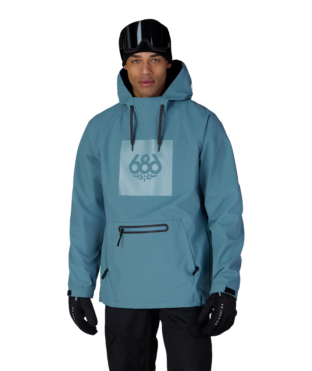 Men's Waterproof Hoody - PALE FIRN