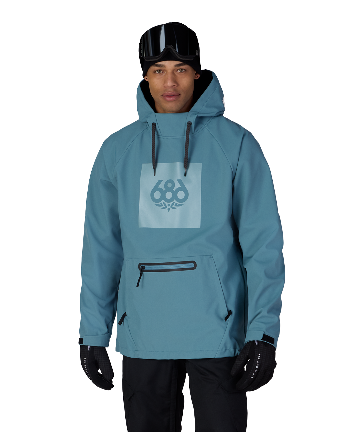 Men's Waterproof Hoody - PALE FIRN