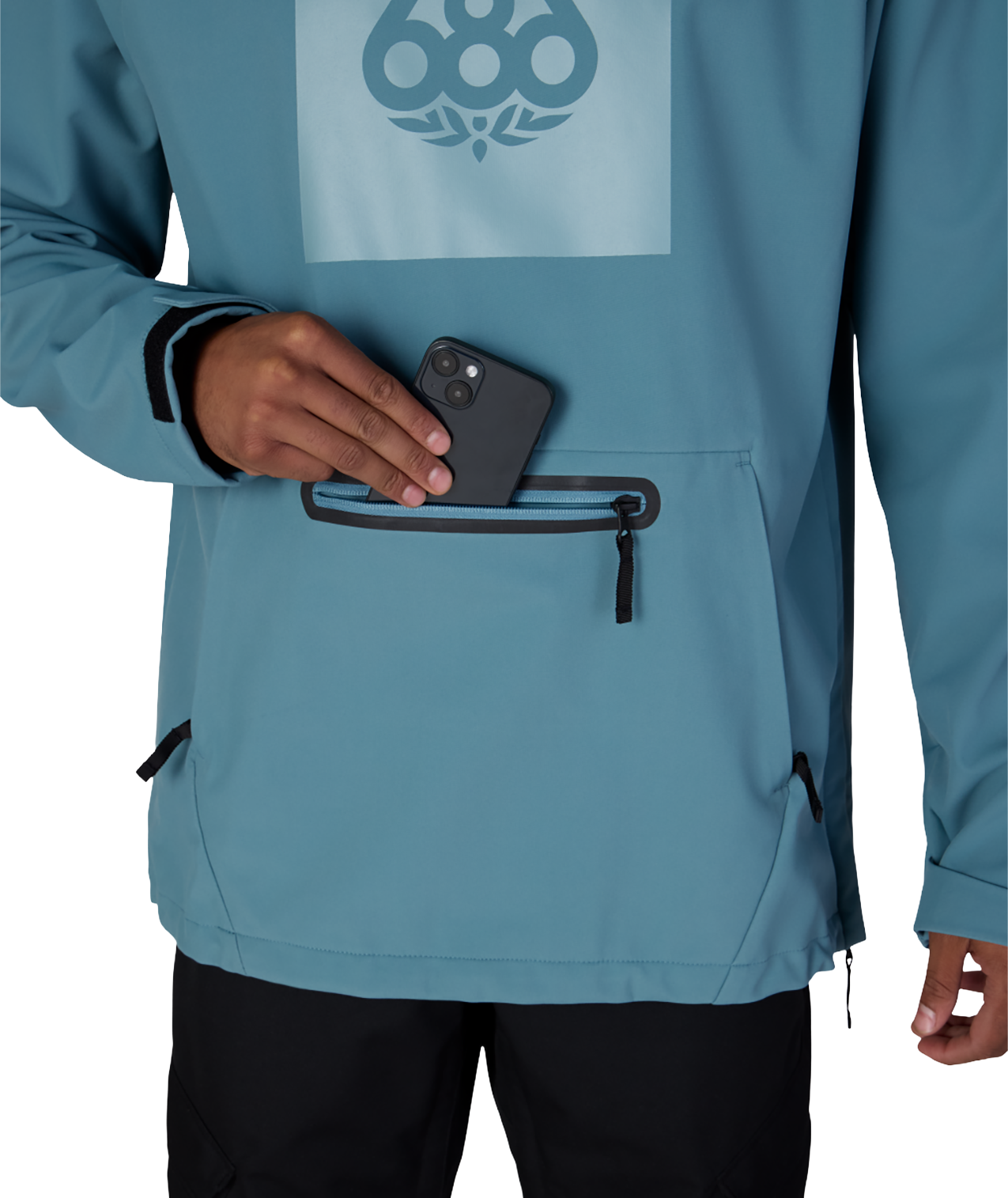 Men's Waterproof Hoody - PALE FIRN