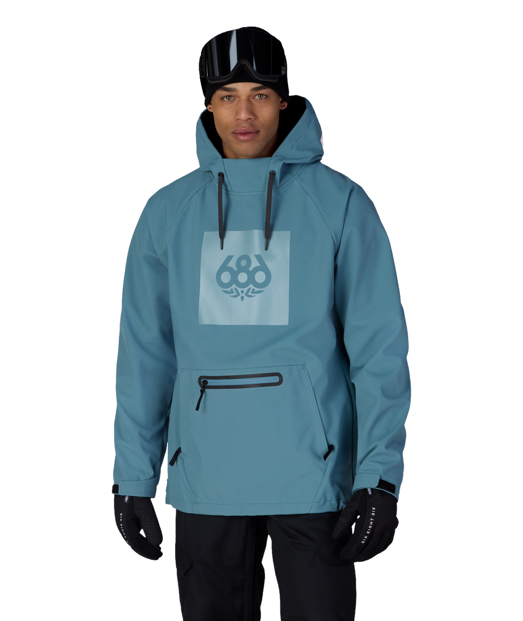 Men's Waterproof Hoody - PALE FIRN