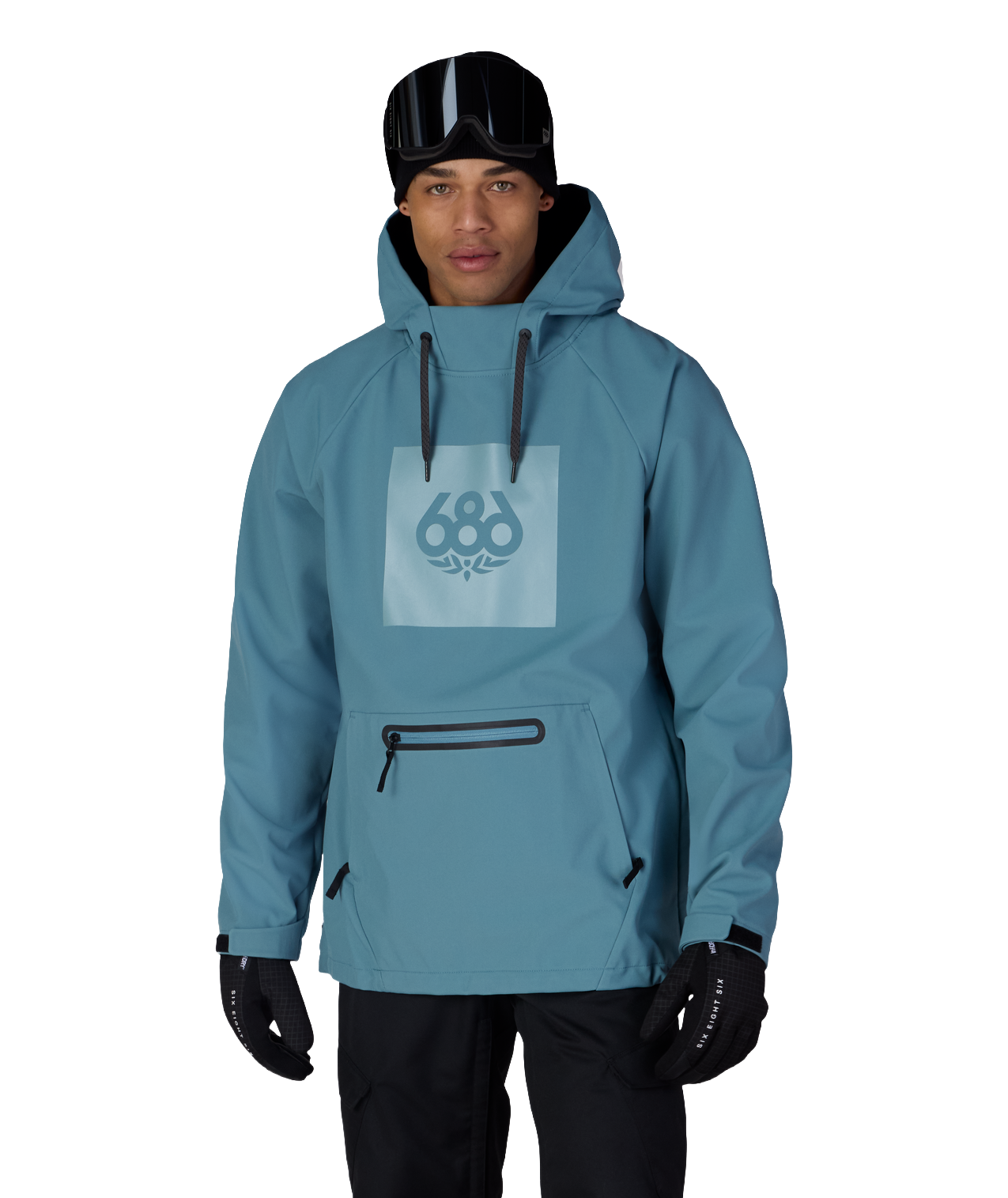 Men's Waterproof Hoody - PALE FIRN