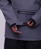 Men's Waterproof Hoody - RHINO GREY