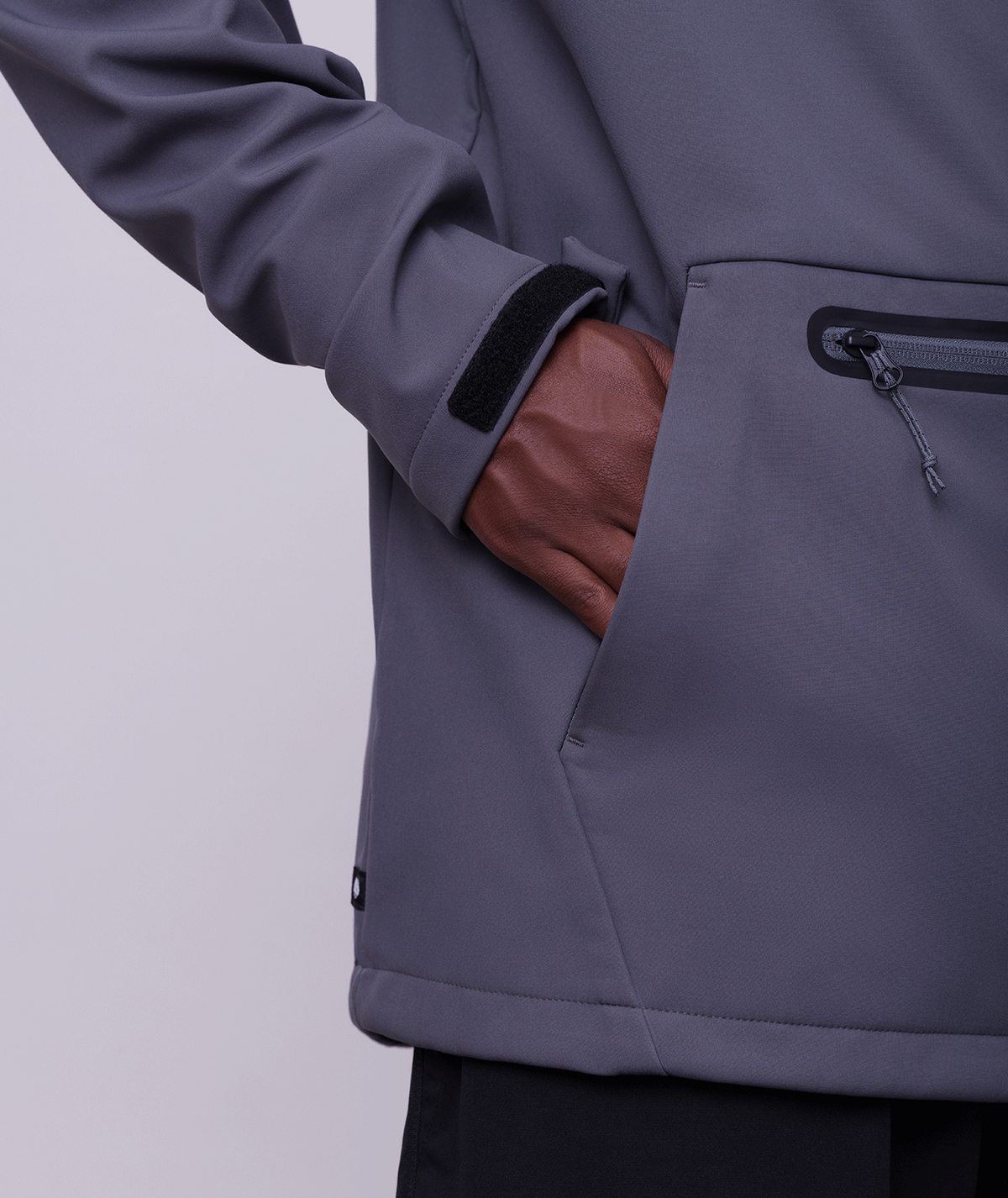 Men's Waterproof Hoody - RHINO GREY