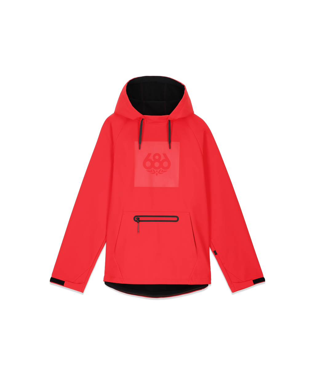 Men's Waterproof Hoody - TRUE RED
