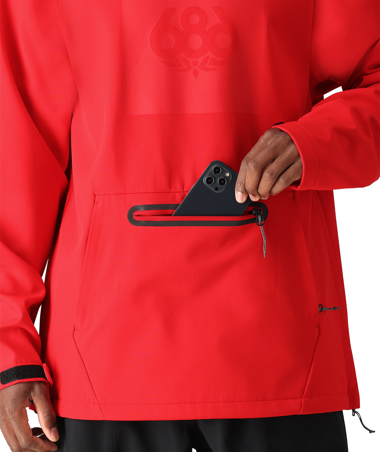 Men's Waterproof Hoody - TRUE RED