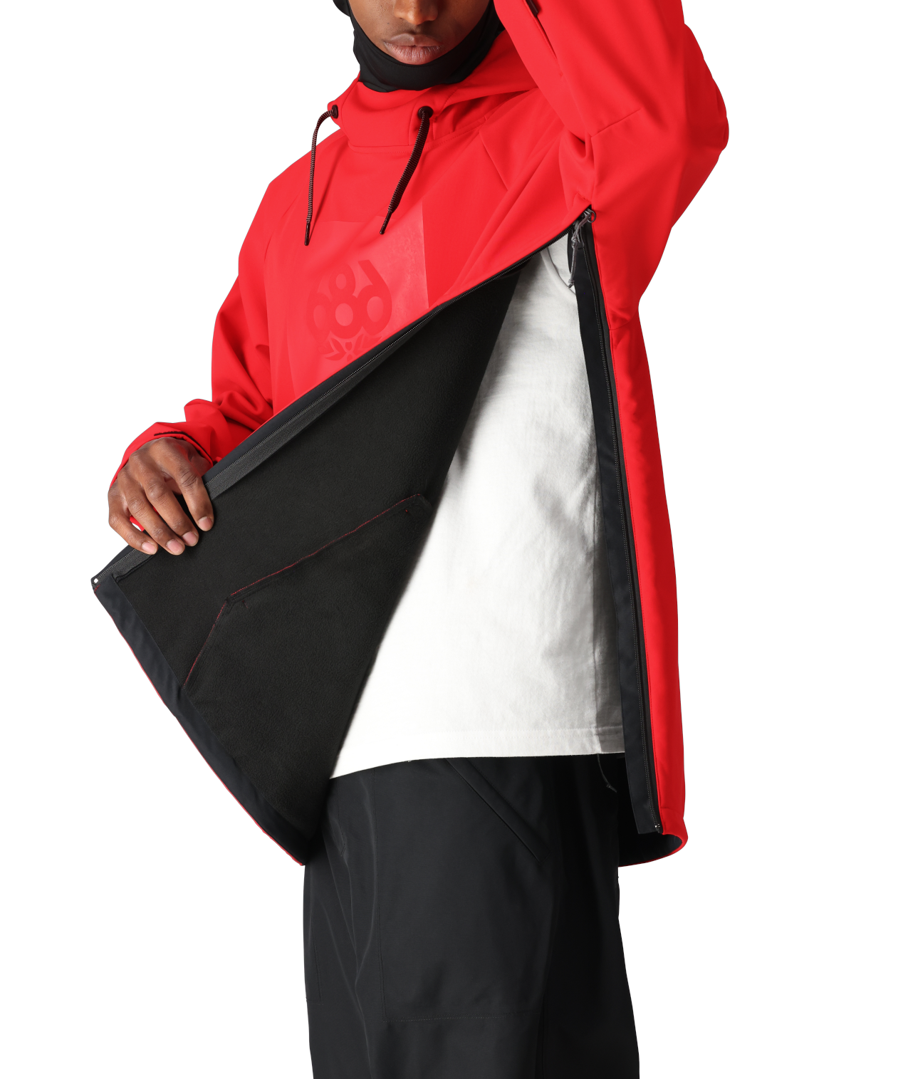 Men's Waterproof Hoody - TRUE RED