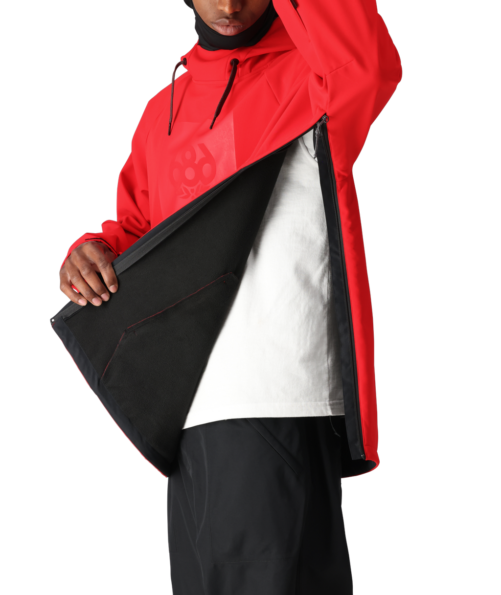 Men's Waterproof Hoody - TRUE RED