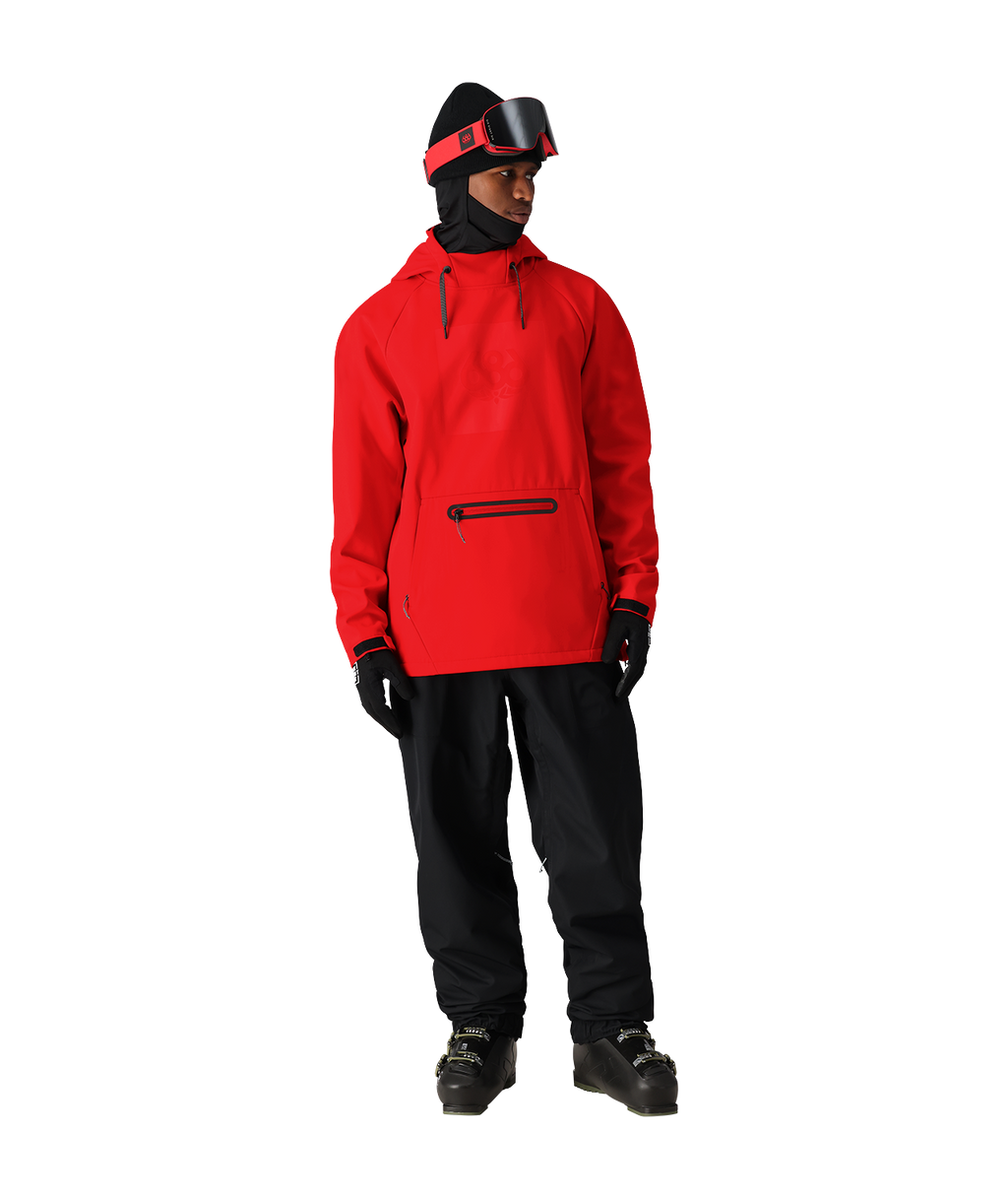 Men's Waterproof Hoody - TRUE RED