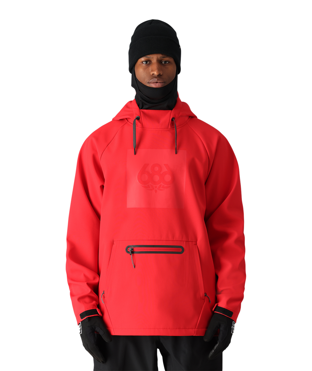 Men's Waterproof Hoody - TRUE RED