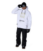 Men's Waterproof Hoody - WHITE