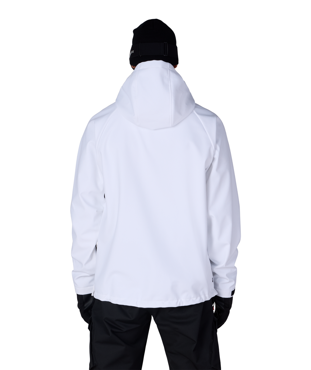 Men's Waterproof Hoody - WHITE