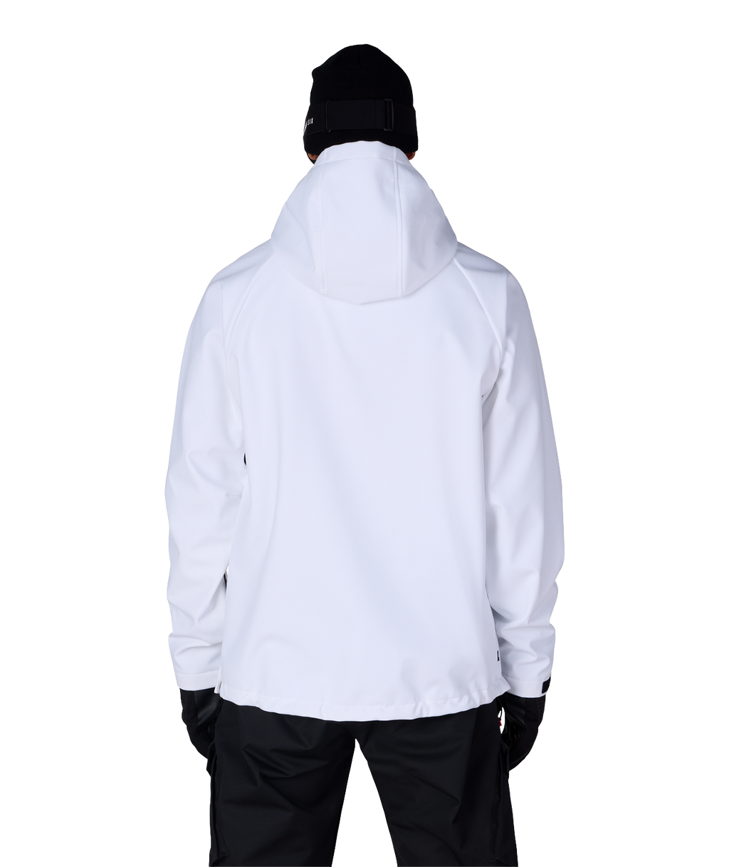 Men's Waterproof Hoody - WHITE