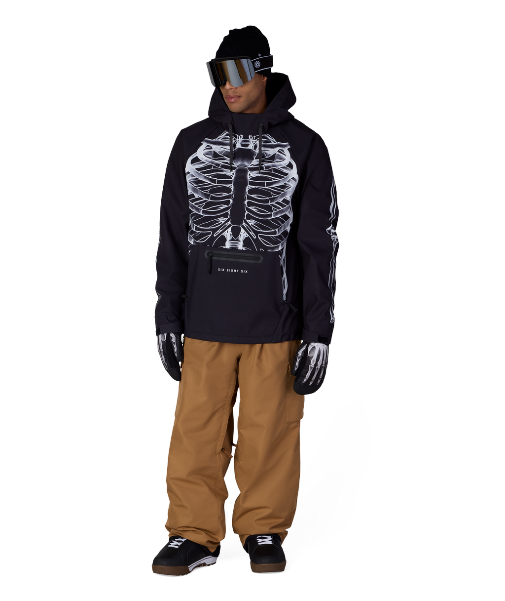 Men's Waterproof Hoody - WHITE XRAY