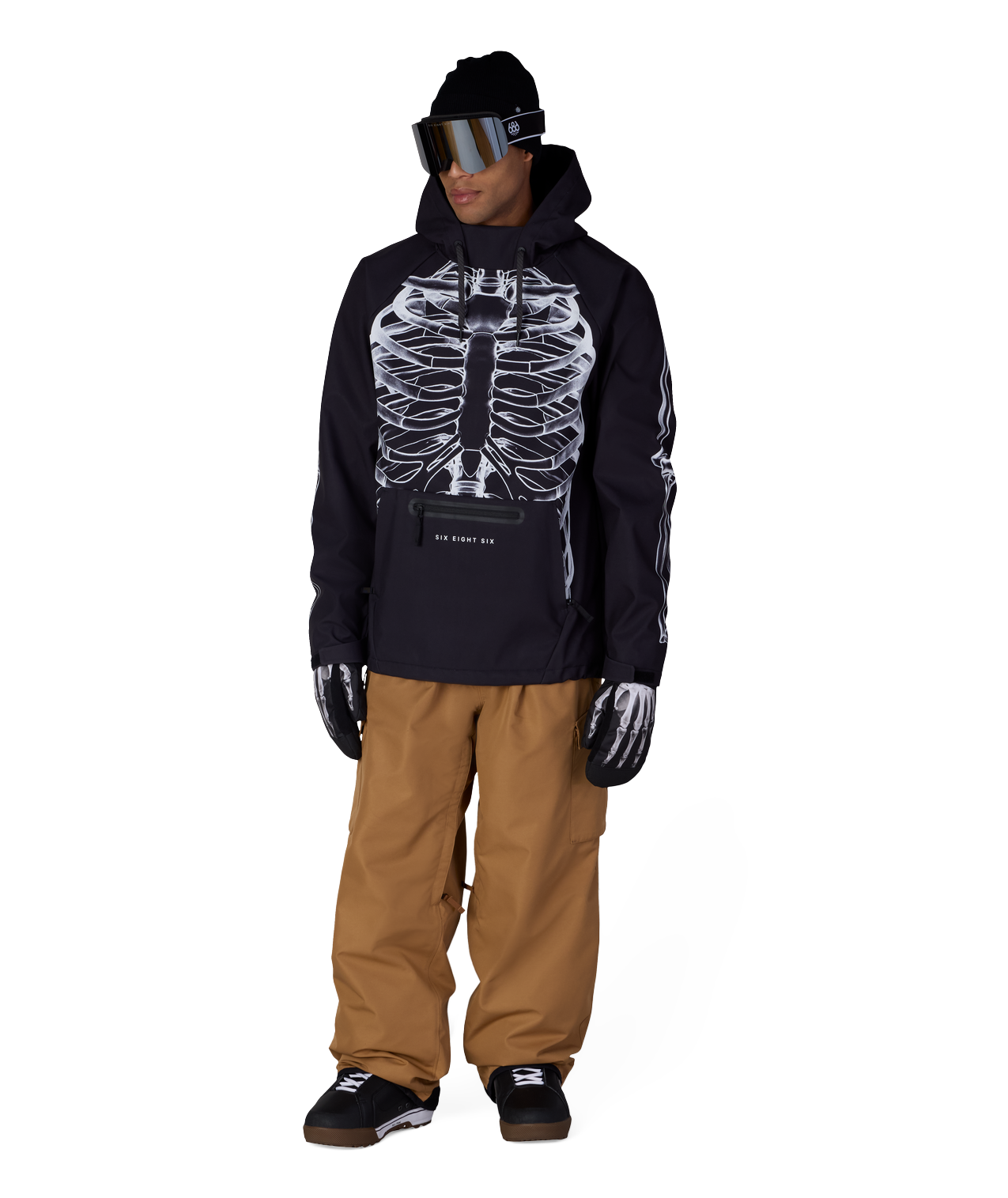 Men's Waterproof Hoody - WHITE XRAY