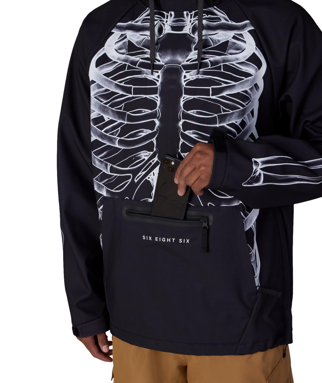 Men's Waterproof Hoody - WHITE XRAY