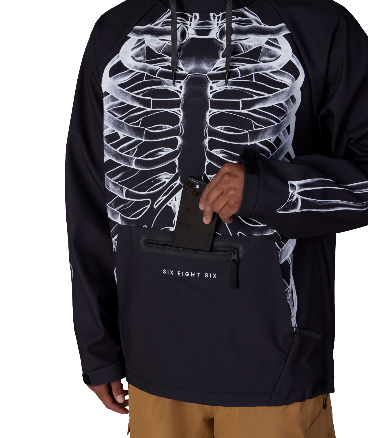 Men's Waterproof Hoody - WHITE XRAY
