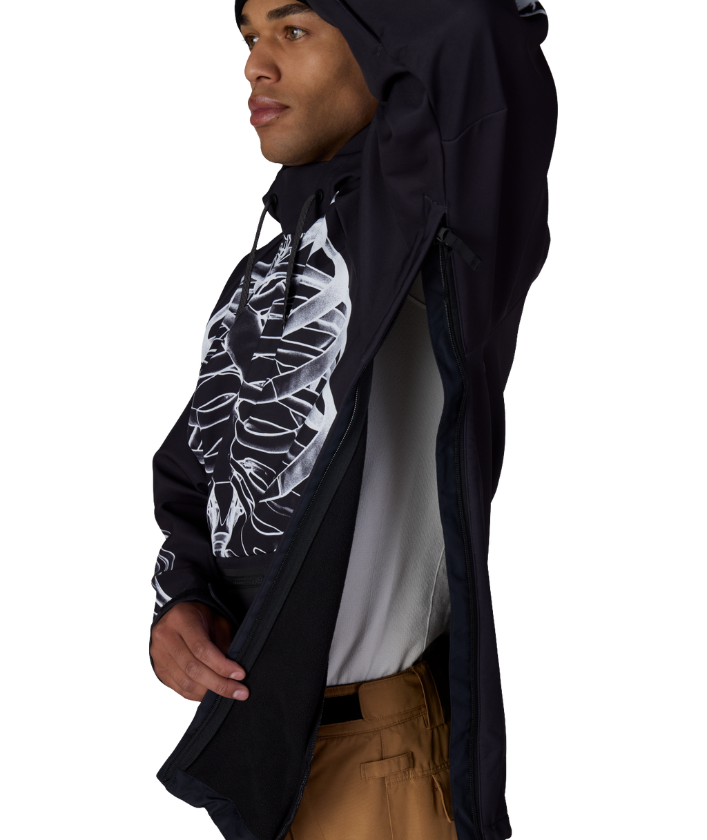 Men's Waterproof Hoody - WHITE XRAY