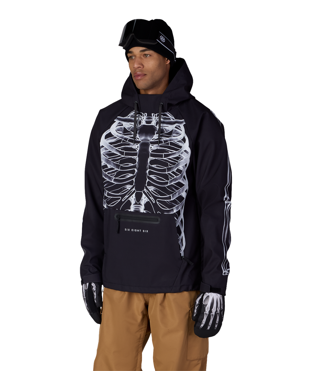 Men's Waterproof Hoody - WHITE XRAY