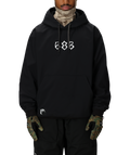 MENS WATERPROOF TEAM HOODY - BLACK PRINT