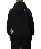 MENS WATERPROOF TEAM HOODY - BLACK PRINT
