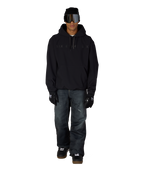 MENS WATERPROOF TEAM HOODY - BLACK
