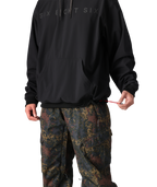 MENS WATERPROOF TEAM HOODY - BLACK