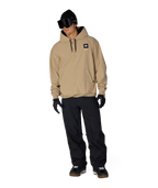 MENS WATERPROOF TEAM HOODY - KHAKI