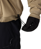 MENS WATERPROOF TEAM HOODY - KHAKI