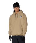 MENS WATERPROOF TEAM HOODY - KHAKI