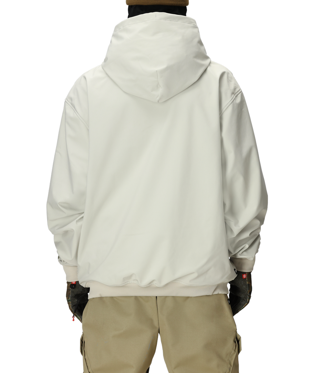 MENS WATERPROOF TEAM HOODY - LIMESTONE